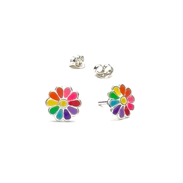 #1499  RAINBOW DAISY POST