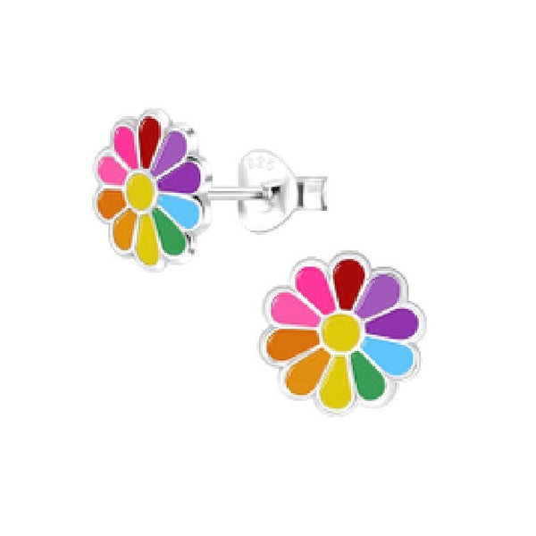 #1499  RAINBOW DAISY POST