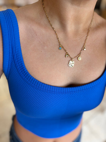 #80194 STAR GAZER CHARM NECKLACE