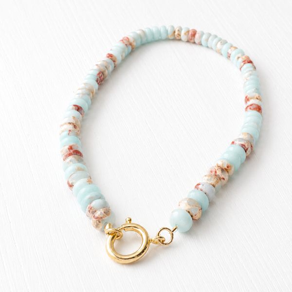 #80251 BARBADOS STONE NECKLACE