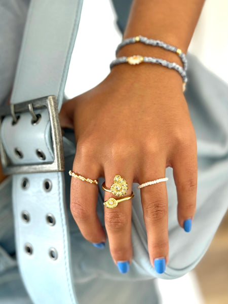 #9539 CLAM SHELL WRAP RING