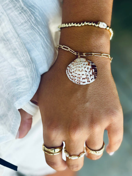 #60201 ROLLING TIDE SINGLE SHELL BRACELET