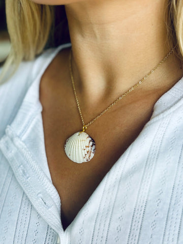 #80224 ROLLING TIDE SHELL NECKLACE