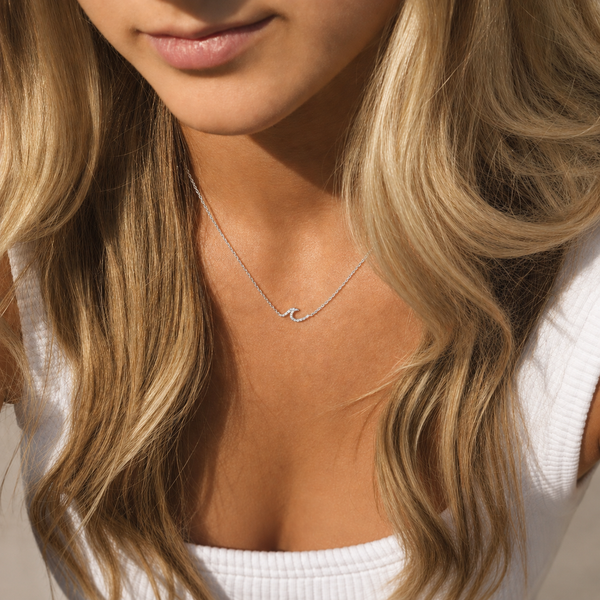 #2511 PAVE WAVE NECKLACE