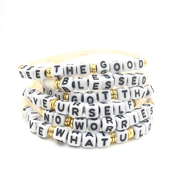 MINI HEISHI WORD BRACELET