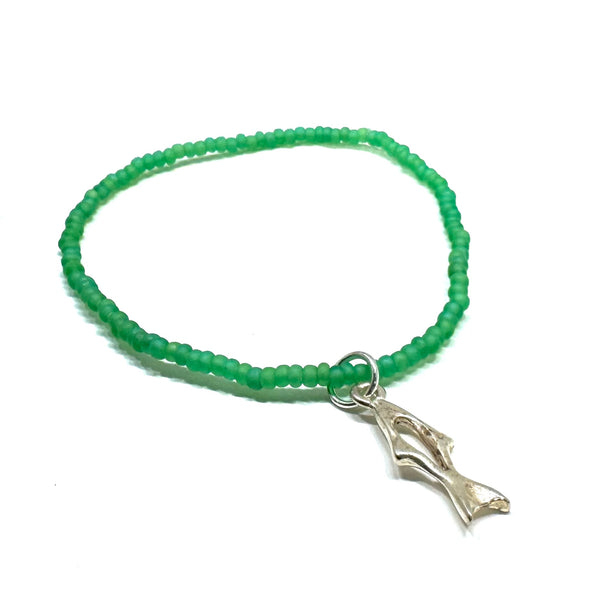 #60188 SEED BEAD CHARM BRACELET