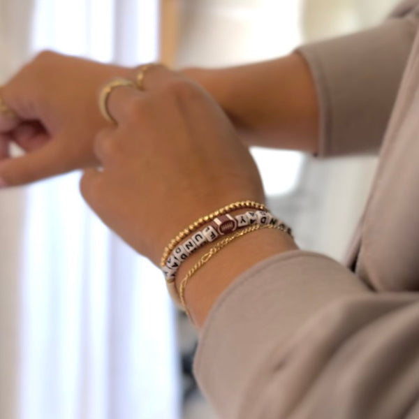 GAME TIME BEAD BRACELET