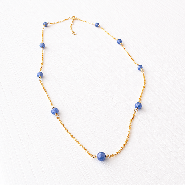 #80277 STONE STATION NECKLACE