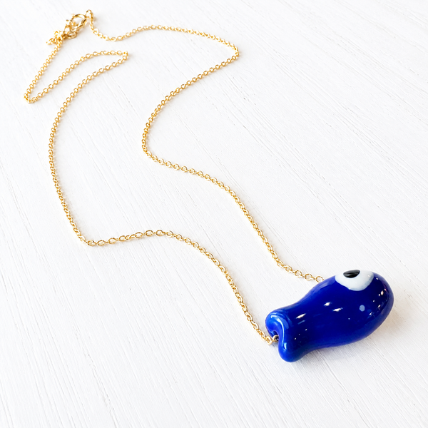 #80241 BUBBLE FISH NECKLACE