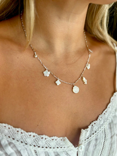 #80229 SHORELINE MOP CHARM NECKLACE