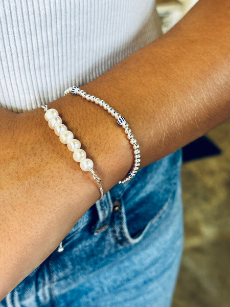 #60023 7 PEARL ADJUSTABLE BRACELET