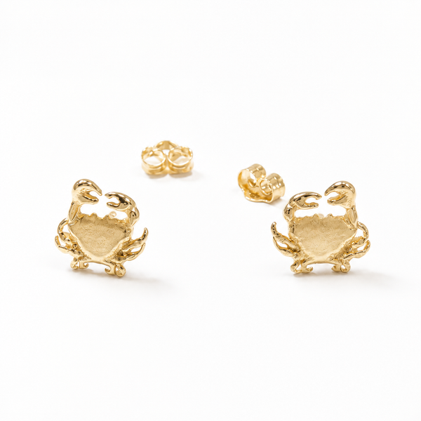 #1382 TINY CRAB POST EARRING