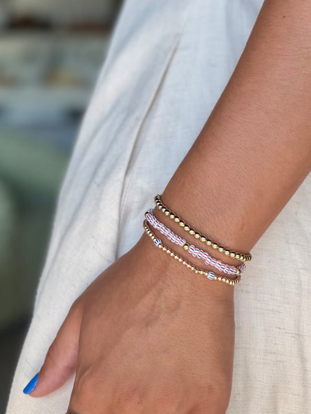 #60214 STRIPED BEAD BRACELET