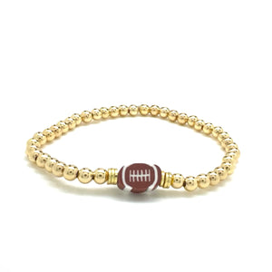 FOOTBALL BEAD BRACELET