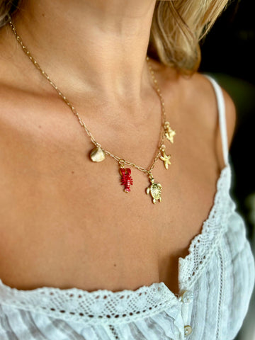 #80230 MORNING TIDES CHARM NECKLACE