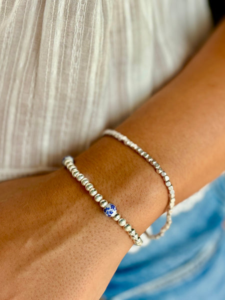 #60196 & #60197 OCEAN BLUE BEAD BRACELET