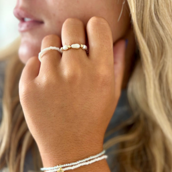 #9537 PEARL BEAD RING