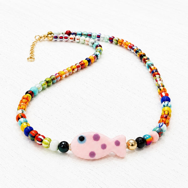 #80257 PESCADO FIESTA NECKLACE