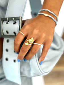 #9539 CLAM SHELL WRAP RING