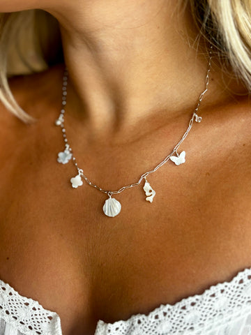 #80229 SHORELINE MOP CHARM NECKLACE