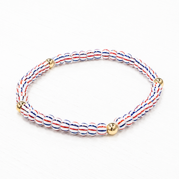 #60214 STRIPED BEAD BRACELET