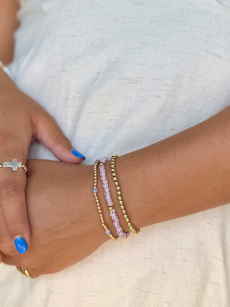 #60214 STRIPED BEAD BRACELET