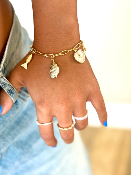 #60210 SEA DAISY CHARM BRACELET