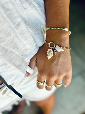 #60193 ROLLING TIDE CLUSTER CHARM BRACELET