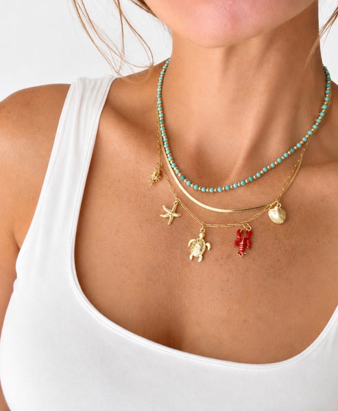 #80230 MORNING TIDES CHARM NECKLACE