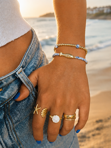 #60216 DOUBLE FISH STRIPE BRACELET