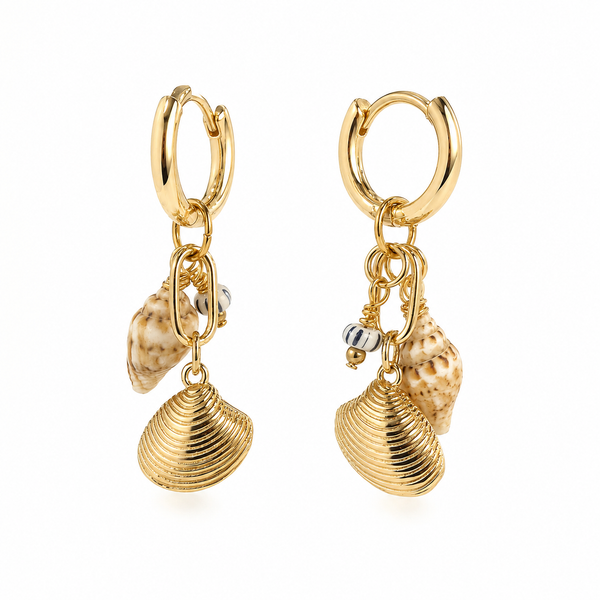 #2710 SCALLOP CLUSTER HUGGIE