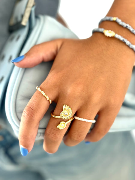 #9539 CLAM SHELL WRAP RING