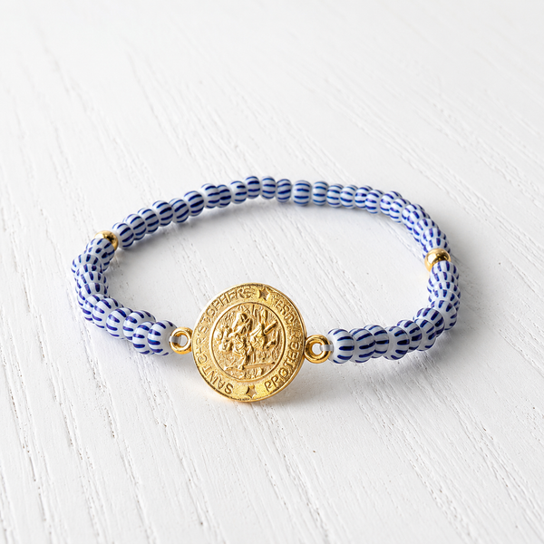 #60249 SANTORINI ST. CHRISTOPHER’S BRACELET
