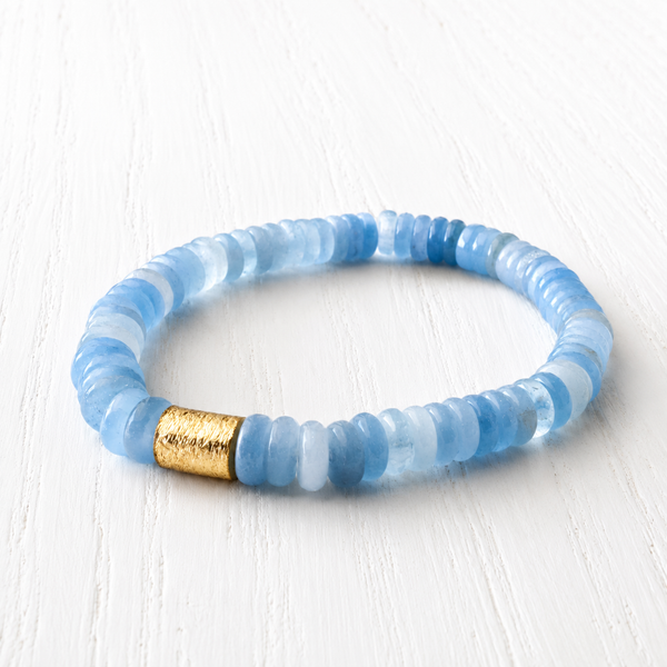 #60247 BARBADOS STONE DRUM BRACELET