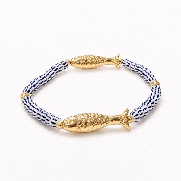 #60216 DOUBLE FISH STRIPE BRACELET
