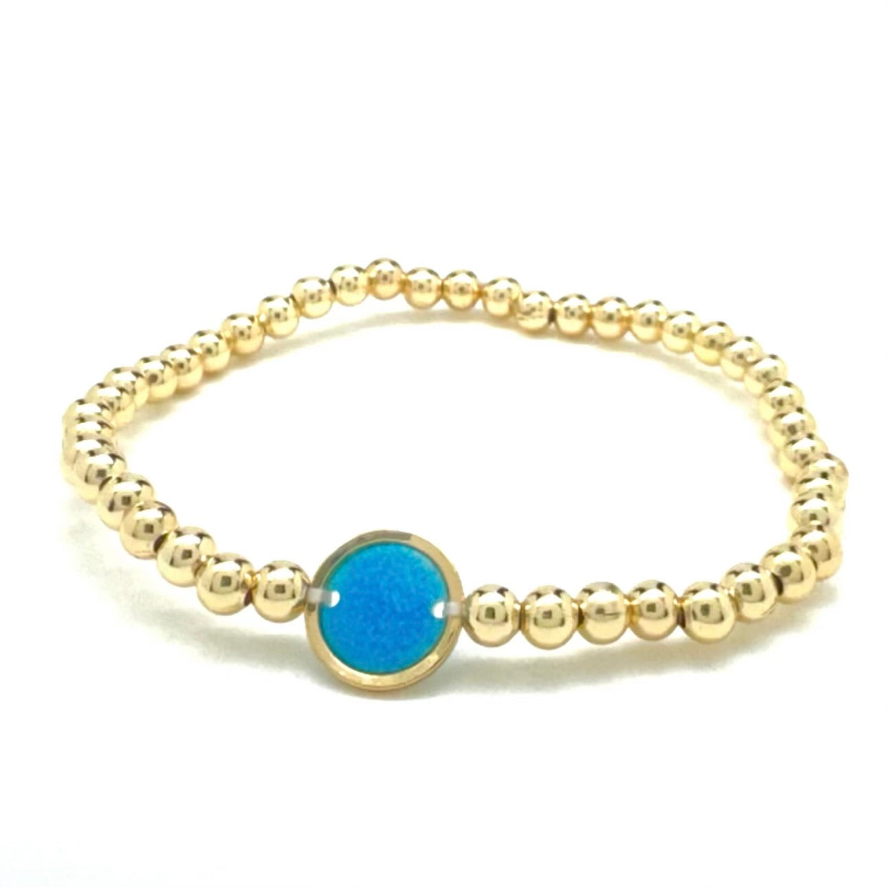 DISC BEAD BRACELET