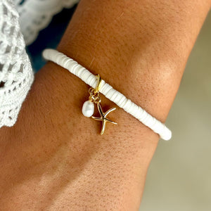 #60192 COASTAL HEISHI CHARM BRACELET