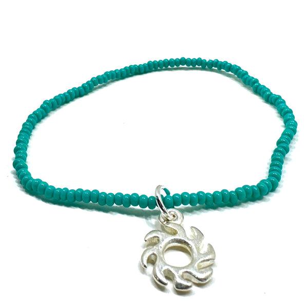#60188 SEED BEAD CHARM BRACELET