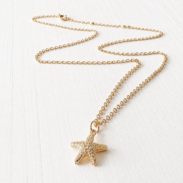#80221 PAVE STARFISH NECKLACE