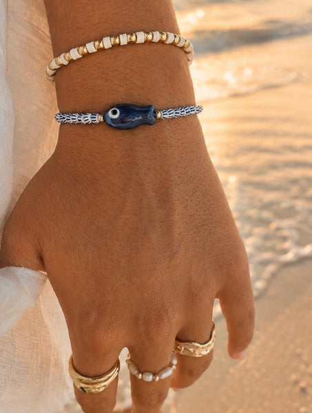 #60199 BLUE TIDES STRETCH BRACELET