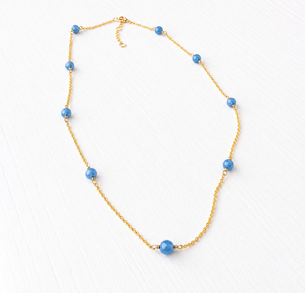 #80277 STONE STATION NECKLACE