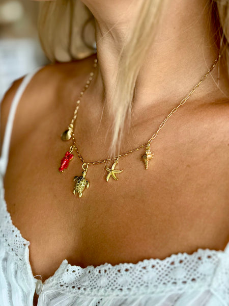 #80230 MORNING TIDES CHARM NECKLACE