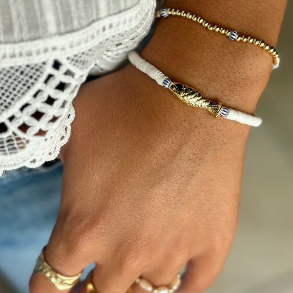 #60191 FISH BEAD HEISHI BRACELET