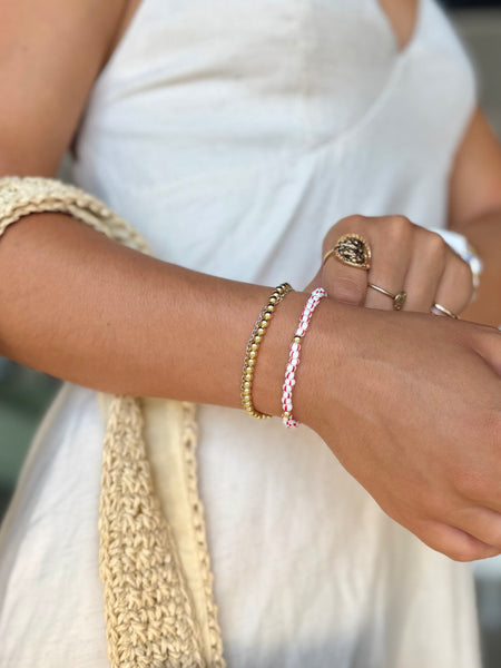 #60214 STRIPED BEAD BRACELET