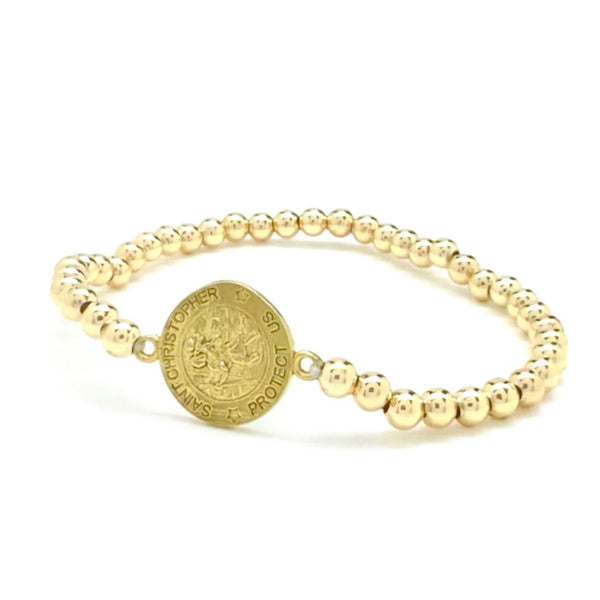 ST CHRISTOPHER BEAD BRACELET