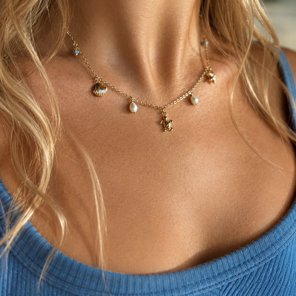 #80220 TURTLE CAY CHARM NECKLACE