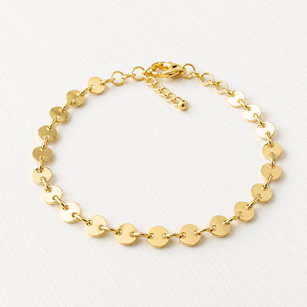#60246 DISC CHAIN BRACELET
