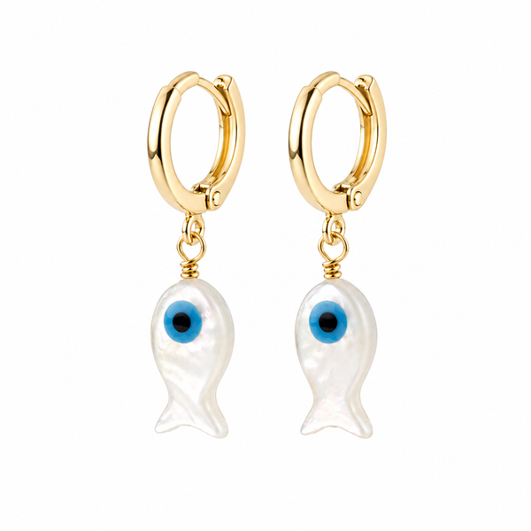 #2717 EVIL EYE FISH HUGGIE