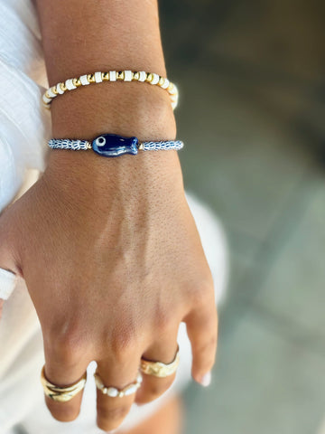 #60199 BLUE TIDES STRETCH BRACELET