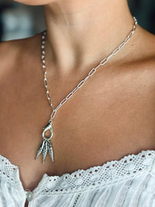 #80227 TRIPLE FISH NECKLACE